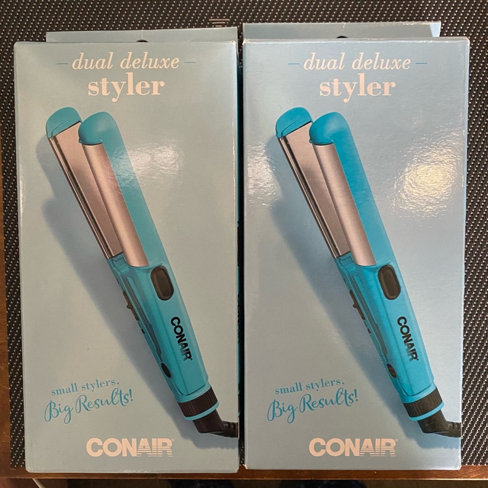 NIB Conair dual deluxe styler